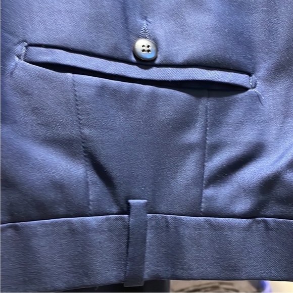 Sophisticated Men's Navy Dress Pants - Picture 2 of 4
